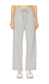Adidas By Stella Mccartney Straight Leg Pants In 中杂灰色