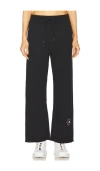 Adidas By Stella Mccartney Loose Sweatpants In 黑色
