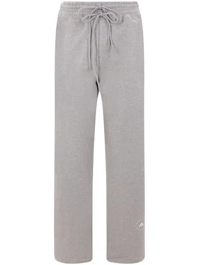 Adidas By Stella Mccartney Straight-leg Track Pants In Grey