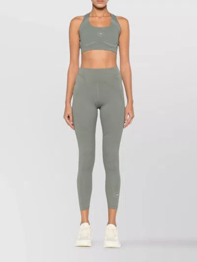 Adidas By Stella Mccartney Stretch Fit Ankle Length Leggings In Gray