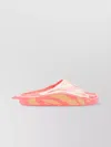 Adidas By Stella Mccartney Striped Rubber Slides Featuring Patterned Design