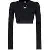Adidas By Stella Mccartney True Strength Recycled Tech Sports Top In Black