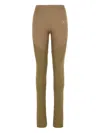 Adidas By Stella Mccartney Army Polyester Blend Trousers In Green