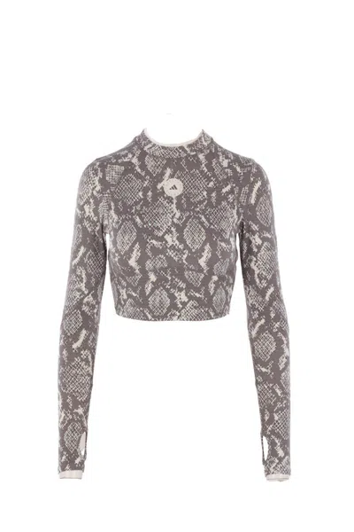 Adidas By Stella Mccartney T-shirts And Polos In Gray