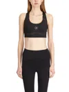 Adidas By Stella Mccartney Racerback Logo Sports Bra