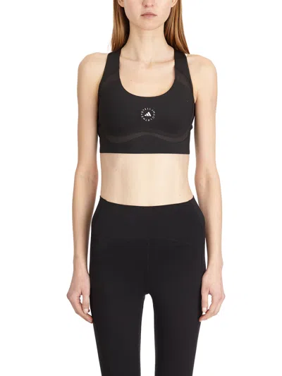 Adidas By Stella Mccartney Tank Top Crop Bra Medium Support In Gold