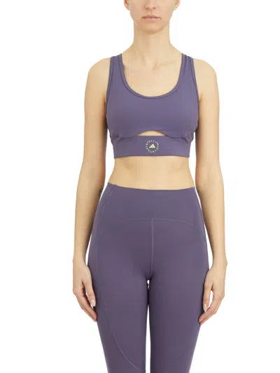 Adidas By Stella Mccartney Tank Top Tst Bra In Purple