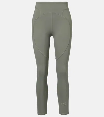 Adidas By Stella Mccartney Technical Leggings In Green