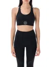 Adidas By Stella Mccartney Truepurpose Power Impact Training Bra In Black