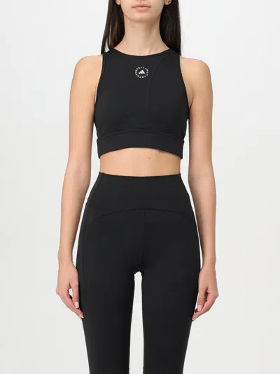 Adidas By Stella Mccartney Top  Woman Color Black In Schwarz