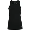 Adidas By Stella Mccartney Fine-ribbed Tank Top In Black