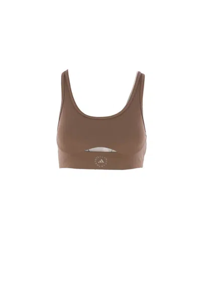 Adidas By Stella Mccartney Top In Brown