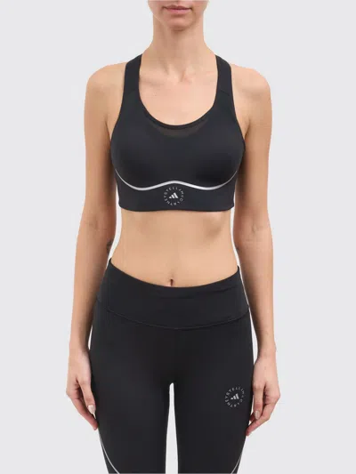 Adidas By Stella Mccartney High Support Running Sports Bra In Black