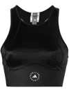 Adidas By Stella Mccartney Asmc True Purpose Crop Training Bra Top In Black