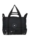 Adidas By Stella Mccartney Asmc Tote Bag Water-repellent Base In Black