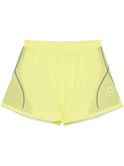 Adidas By Stella Mccartney Tpa Running Shorts In Green