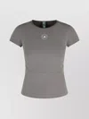 Adidas By Stella Mccartney Tpr Grey Polyamide Blend T-shirt In Gray