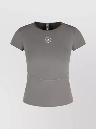 ADIDAS BY STELLA MCCARTNEY 'TPR' CREW NECK POLYAMIDE BLEND T-SHIRT