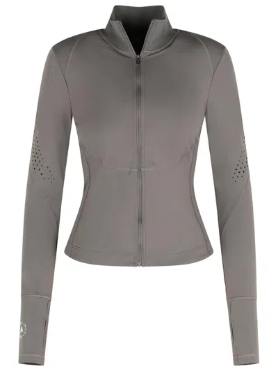 Adidas By Stella Mccartney Tpr Grey Polyamide Blend Sweatshirt In Gray