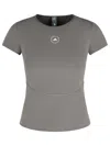 Adidas By Stella Mccartney Tpr Grey Polyamide Blend T-shirt