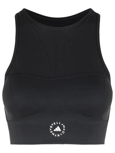 Adidas By Stella Mccartney Tpr Sporty Racerback Top Polyamide Blend In Black