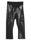 Adidas By Stella Mccartney Black Metallic Panelled Trousers In Black