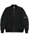 Adidas By Stella Mccartney Logo Bomber Jacket In Black