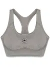 Adidas By Stella Mccartney True Purpose Sports Bra In Grey