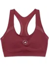 Adidas By Stella Mccartney Truepurpose Power Impact Training Medium Support Bra Clothing In Red