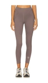 Adidas By Stella Mccartney High-rise Leggings In Gray