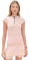 Adidas By Stella Mccartney Truenature Technical Top In Vapor Pink