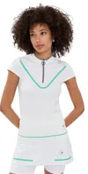 Adidas By Stella Mccartney Truenature Golf Polo Shirt In White