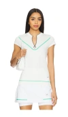 Adidas By Stella Mccartney Truenature Golf Polo Shirt In White