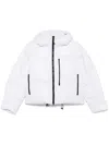 Adidas By Stella Mccartney Hooded Puffer Jacket In White