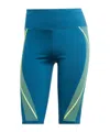 Adidas By Stella Mccartney Truepace Biker Shorts In Blue