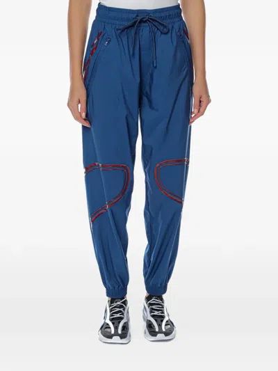 Adidas By Stella Mccartney Truepace Drawstring-waist Track Pants In Blue