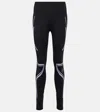 Adidas By Stella Mccartney Truepace Running Logo-print Leggings In Black