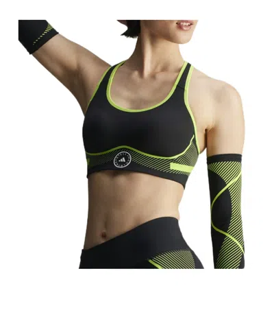 Adidas By Stella Mccartney Truepace High Support Sports Bra In Black