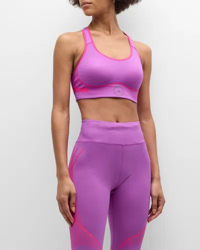Adidas By Stella Mccartney Truepace High Support运动文胸 In Purple