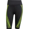 Adidas By Stella Mccartney Truepace High Waist Stretch Recycled Polyester Bike Shorts In Multi