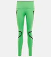 Adidas By Stella Mccartney Truepace Leggings In Semi Flash Green