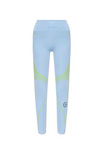 Adidas By Stella Mccartney Truepace Long Running Leggings In Glow Blue