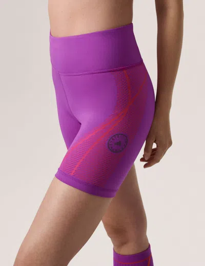 Adidas By Stella Mccartney Truepace Running Short Leggings In Purple