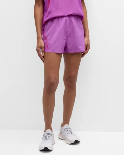 Adidas By Stella Mccartney Truepace Shorts In Shock Purple