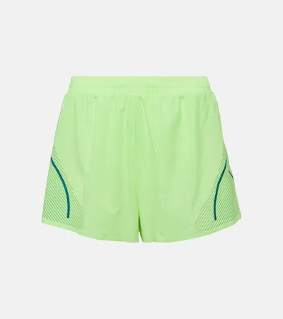 Adidas By Stella Mccartney Truepace Shorts In 라임