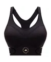 Adidas By Stella Mccartney Truepace High Support Sports Bra In Black