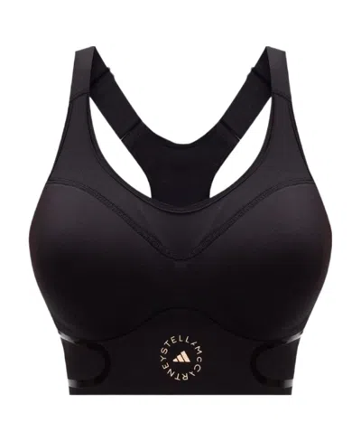 Adidas By Stella Mccartney Truepace Sports Bra In Black Blk