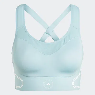 Adidas By Stella Mccartney Truepace Women Xl Blue High Support Sports Bra Erk617