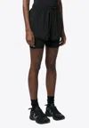 ADIDAS BY STELLA MCCARTNEY TRUEPURPOSE LAYERED TRACK SHORTS