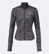 Adidas By Stella Mccartney Truepurpose Leopard-print Technical Jacket In Grey